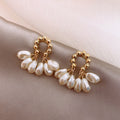 Baroque Multi-Pearl Earrings
