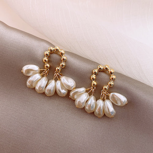 Baroque Multi-Pearl Earrings