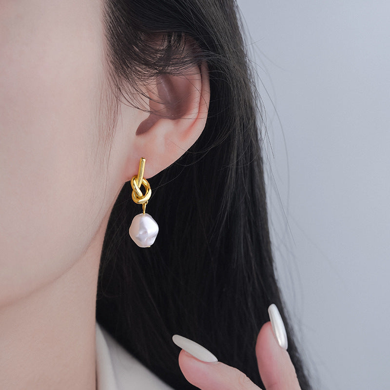 French Baroque Pearl Earrings