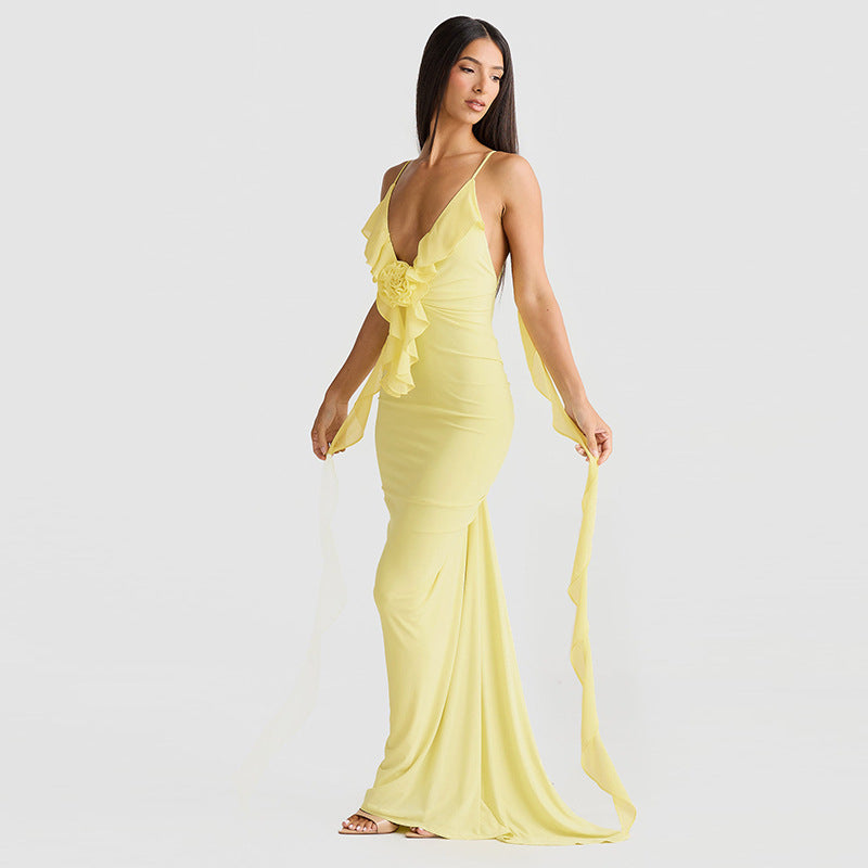 Thin Suspenders Dress