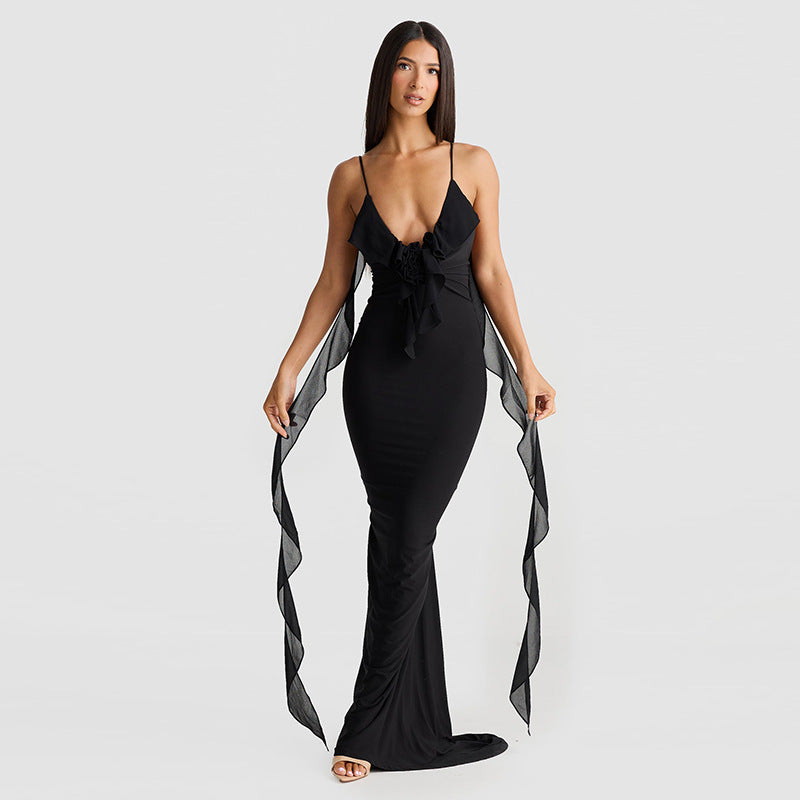Thin Suspenders Dress