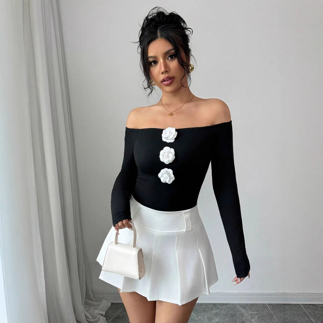 Floral Off Shoulder Tee