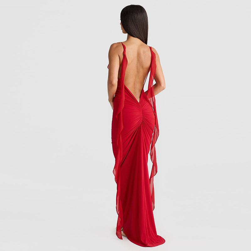 Thin Suspenders Dress