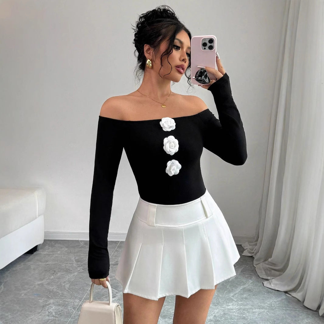 Floral Off Shoulder Tee